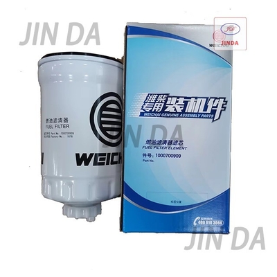 Excavator WP6G125E22 Diesel Engine Spare Parts Fuel Filter 1000700909