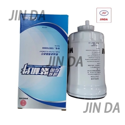 Excavator WP6G125E22 Diesel Engine Spare Parts Fuel Filter 1000700909