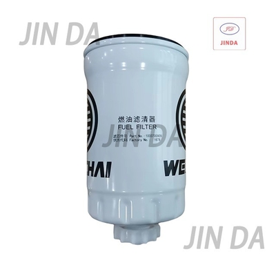 Excavator WP6G125E22 Diesel Engine Spare Parts Fuel Filter 1000700909